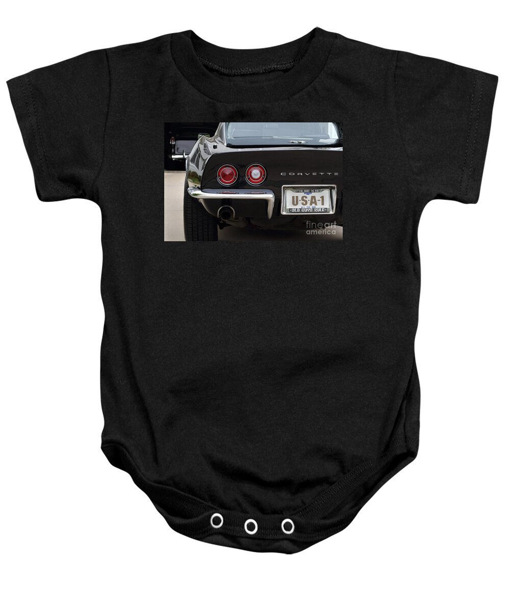 1969 Corvette Baby Onesie featuring the photograph Usa-1 by Dennis Hedberg