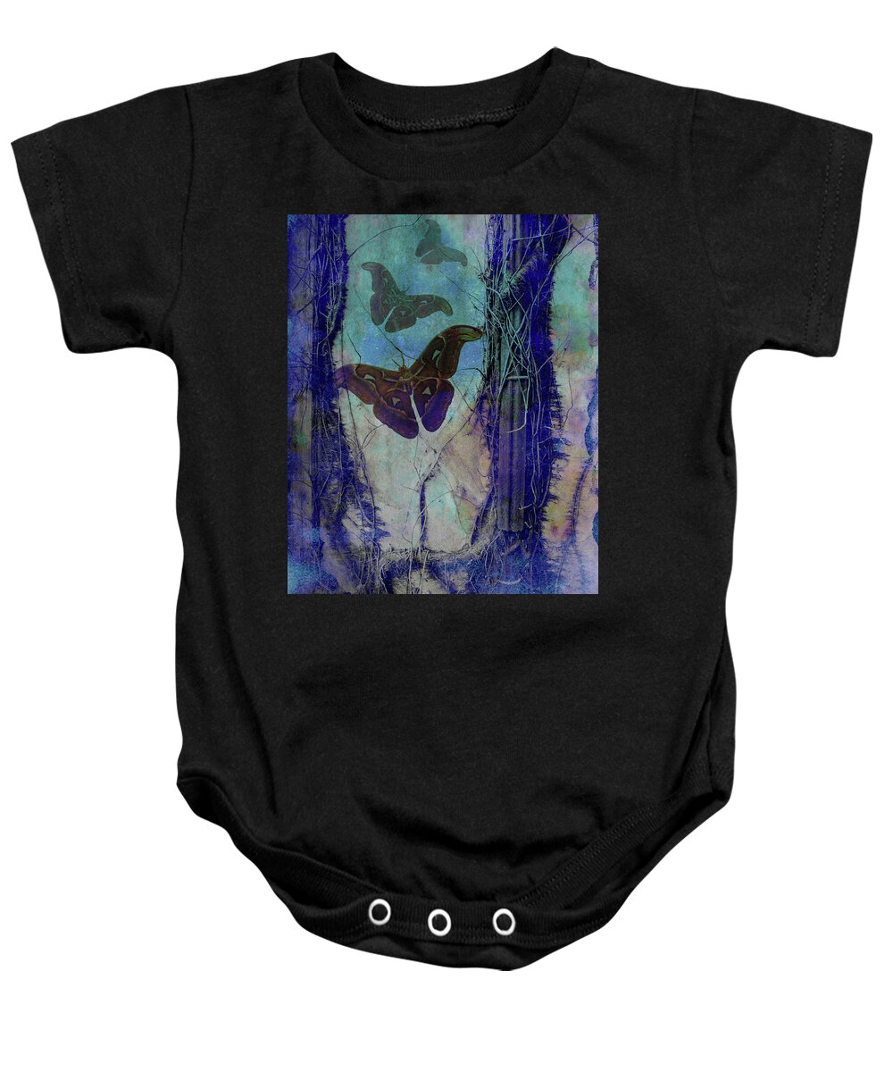 Moth Baby Onesie featuring the photograph Vast Congeries of Vital Forces II by Char Szabo-Perricelli