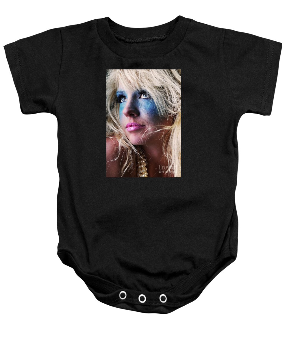 Glamour Photographs Baby Onesie featuring the photograph Vibrant lass by Robert WK Clark