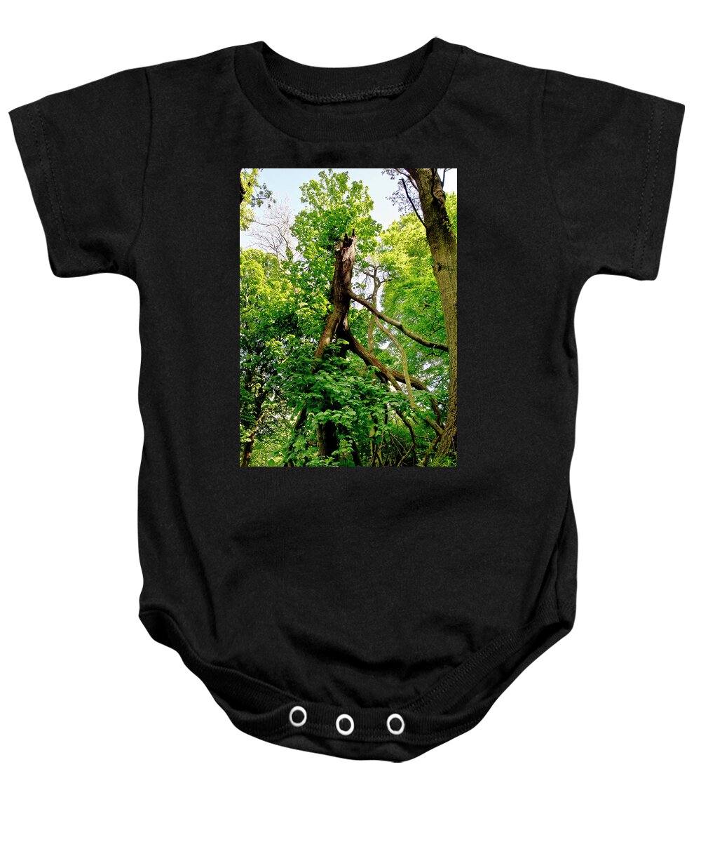 Walking Baby Onesie featuring the photograph Walking Giant. by Elena Perelman