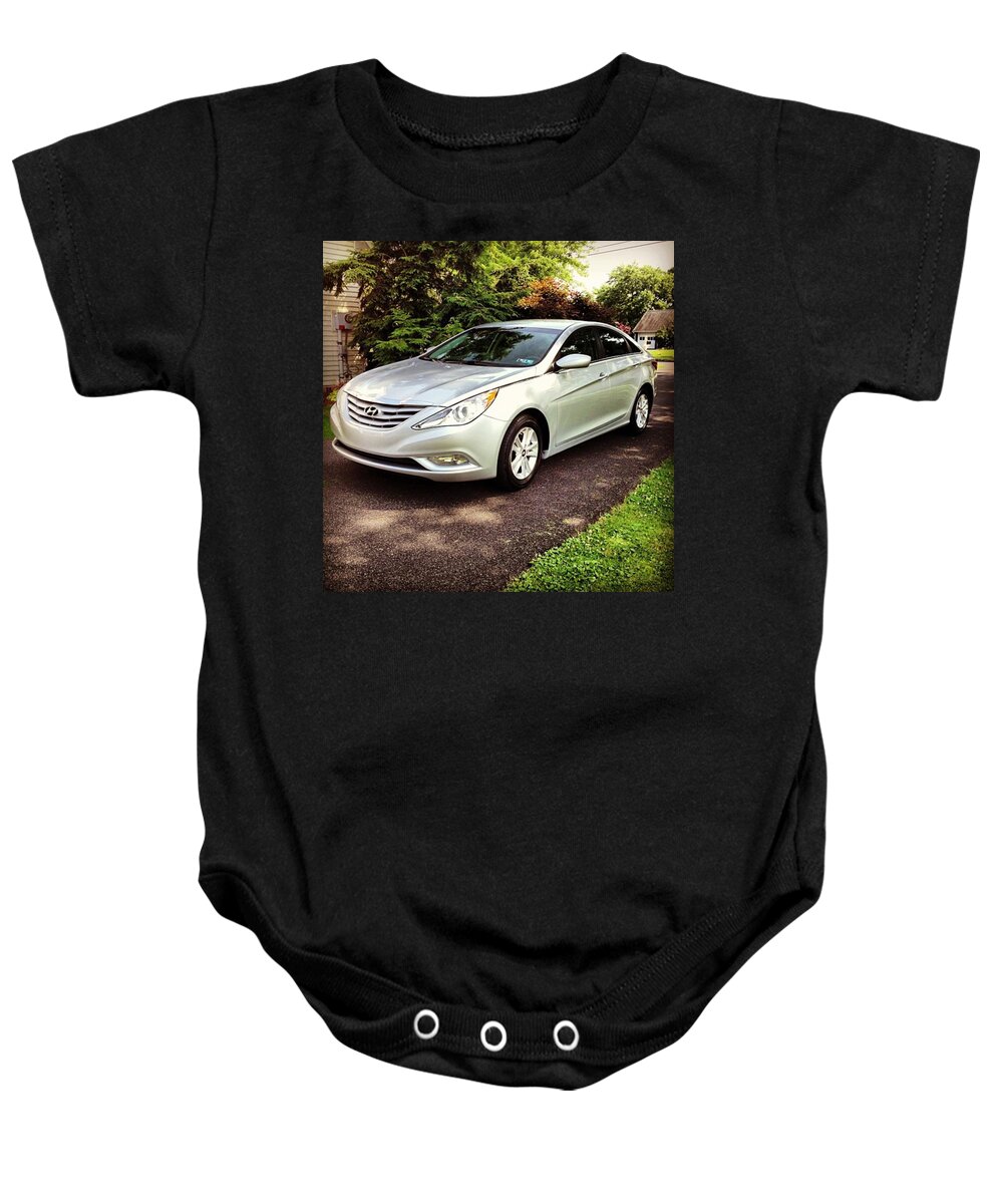 Graduationgift Baby Onesie featuring the photograph Well Everyone, I'd Like To Introduce by Erica Schlegel