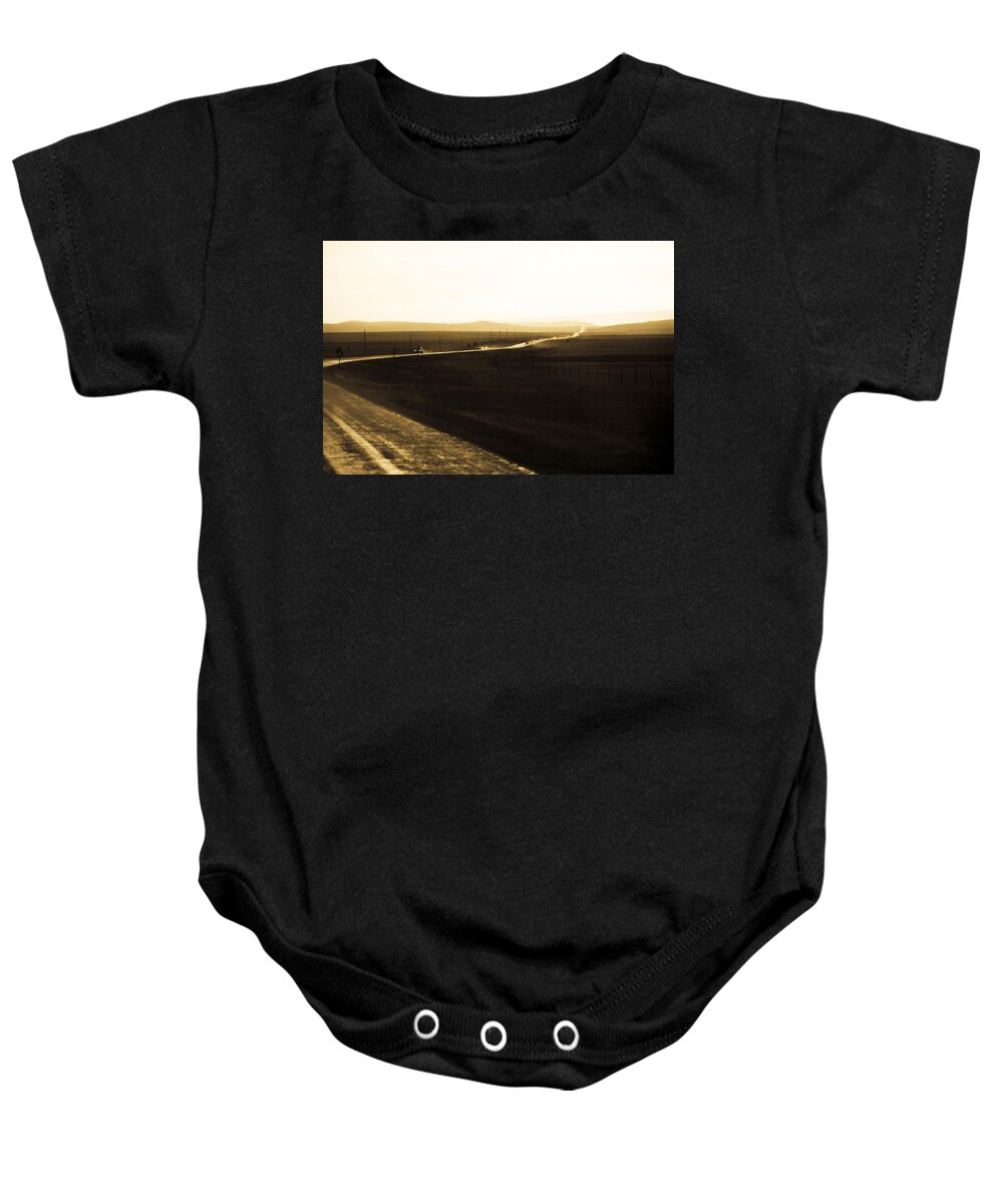 Rain Baby Onesie featuring the photograph Western rain by Marilyn Hunt