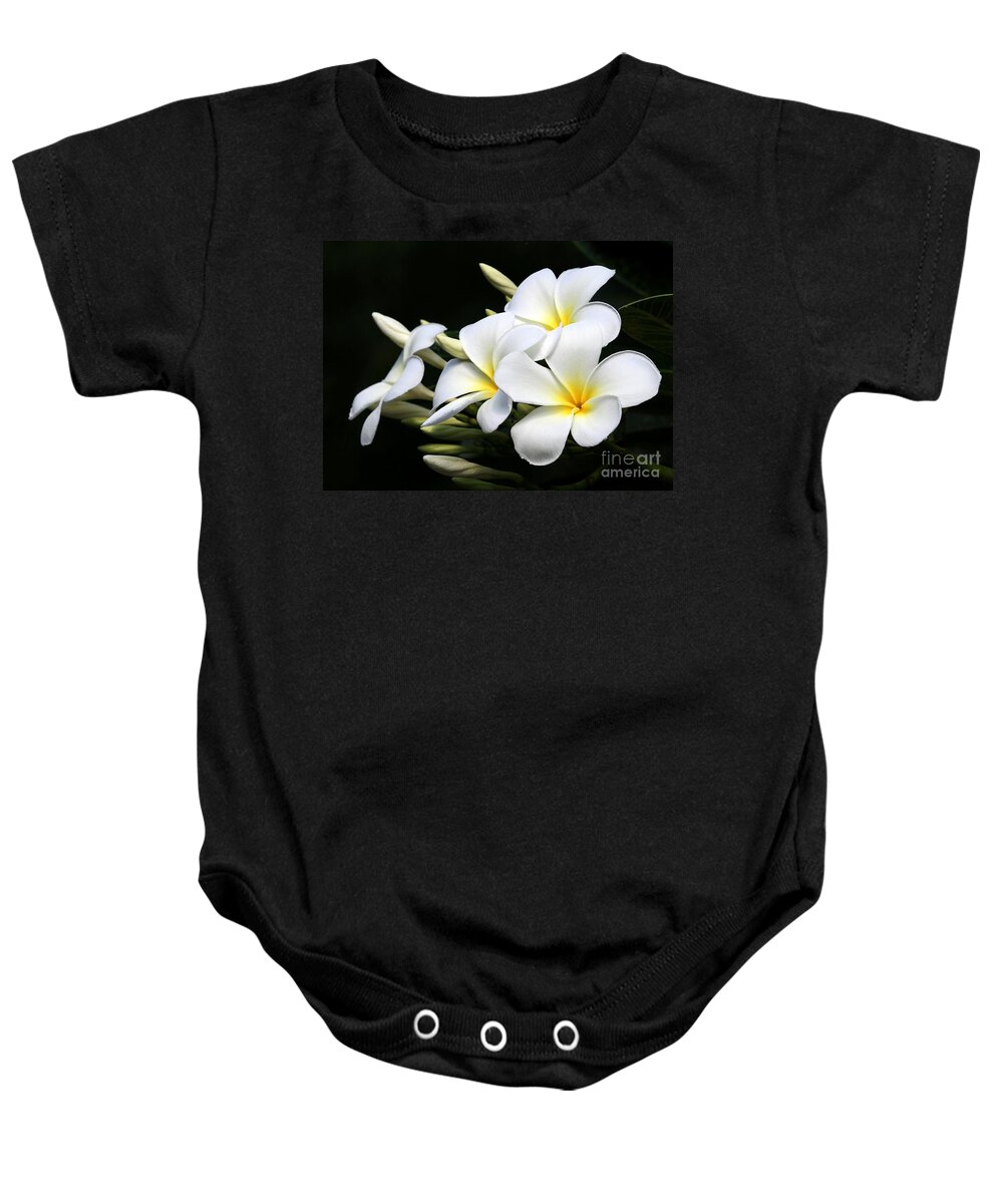 White Baby Onesie featuring the photograph White Lightning by Sabrina L Ryan