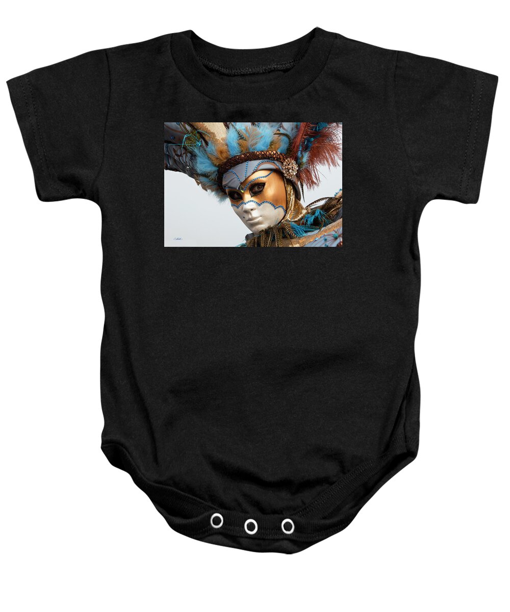 Venice Baby Onesie featuring the photograph Who Are You? by Cheryl Strahl