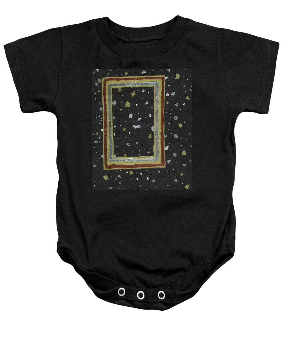Wide Open Space Baby Onesie featuring the mixed media Wide Open Space by Curtis Sikes