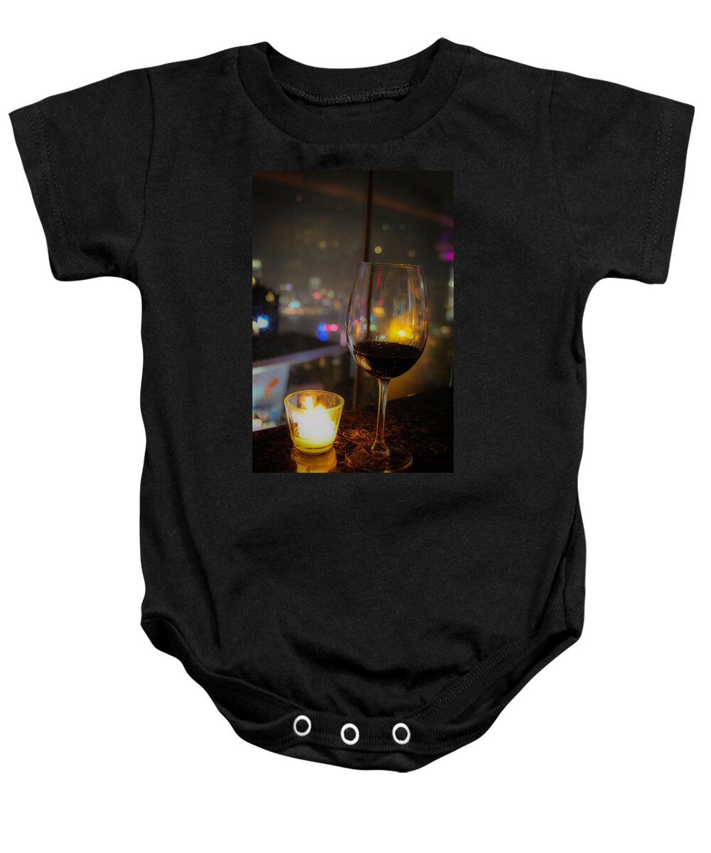 Hong Kong Baby Onesie featuring the photograph Wine Above the Clouds by Joshua Van Lare