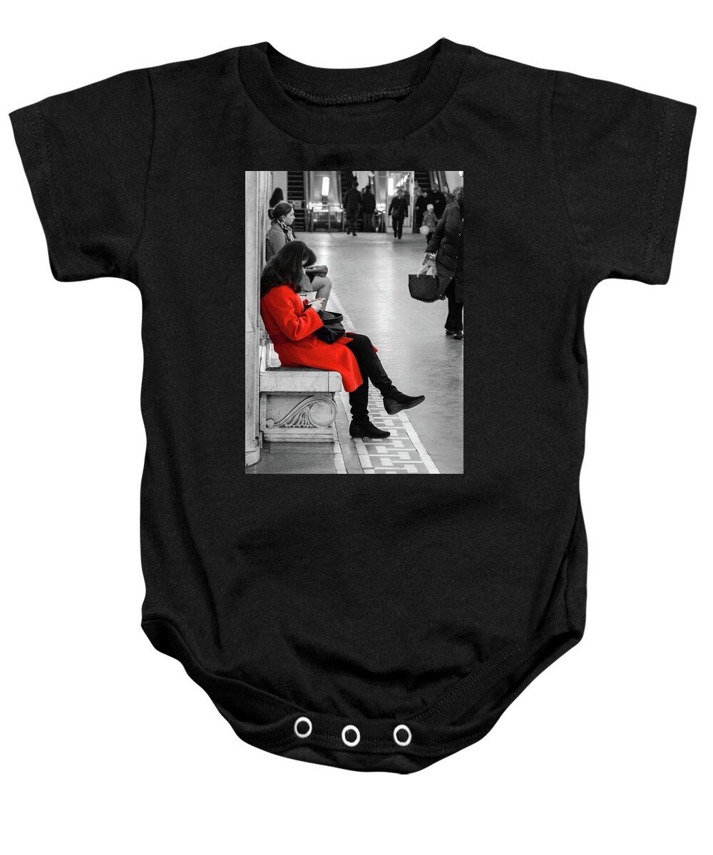 Moscow Baby Onesie featuring the photograph Working Girl by Geoff Smith