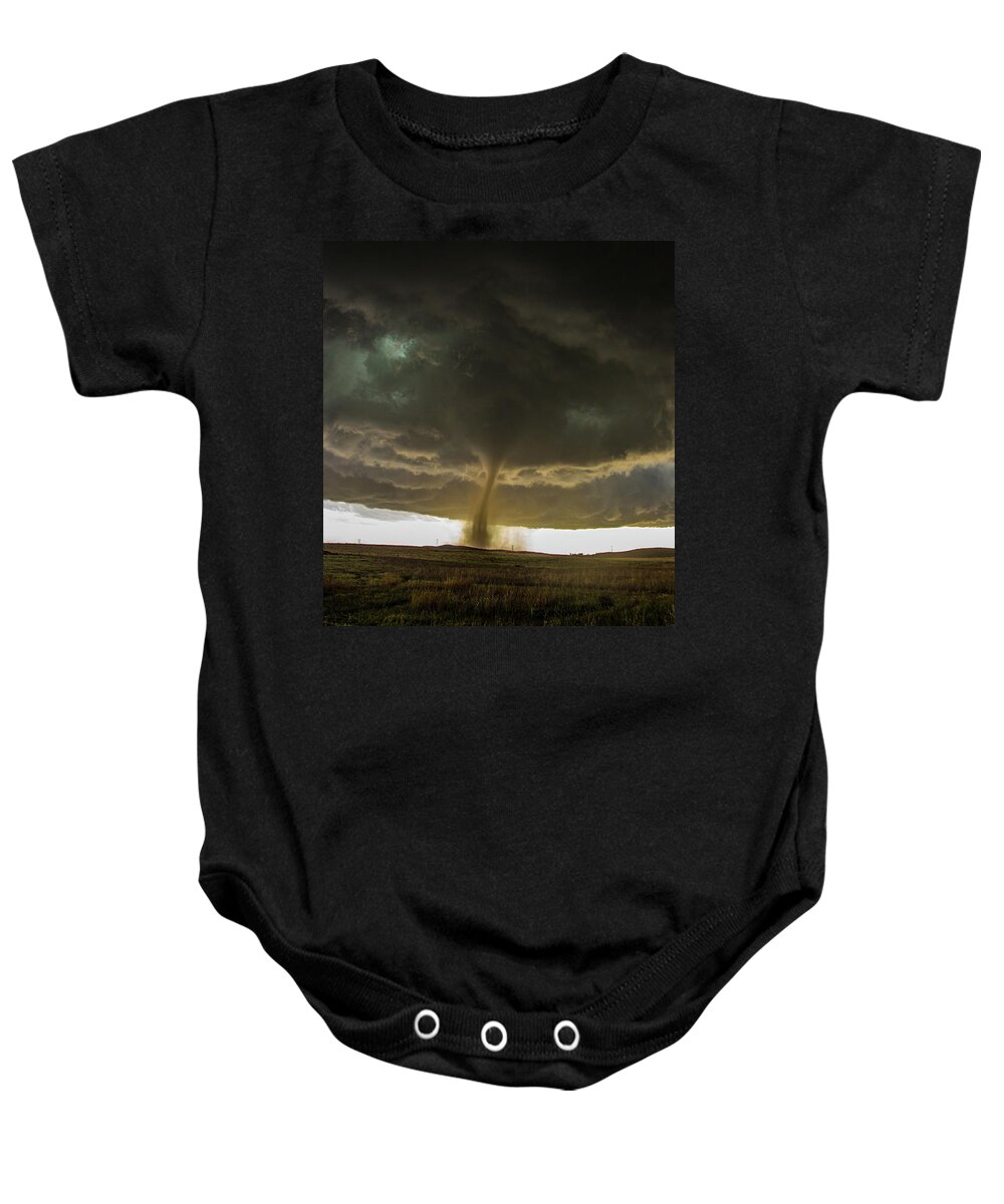 Nebraskasc Baby Onesie featuring the photograph Wray Colorado Tornado 064 by NebraskaSC