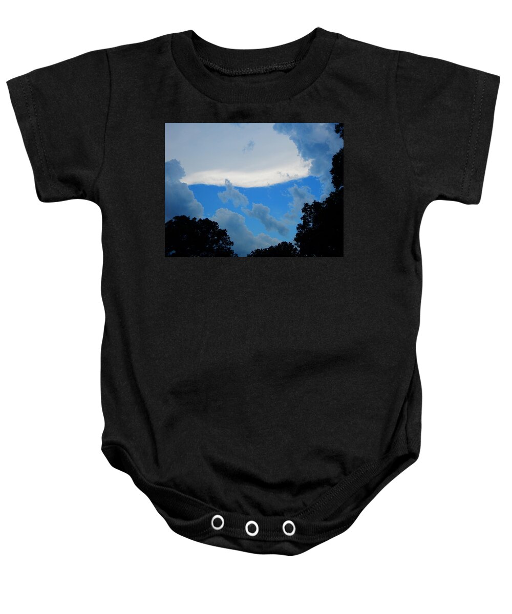 Evening Baby Onesie featuring the photograph Evening Sky #3 by Virginia White
