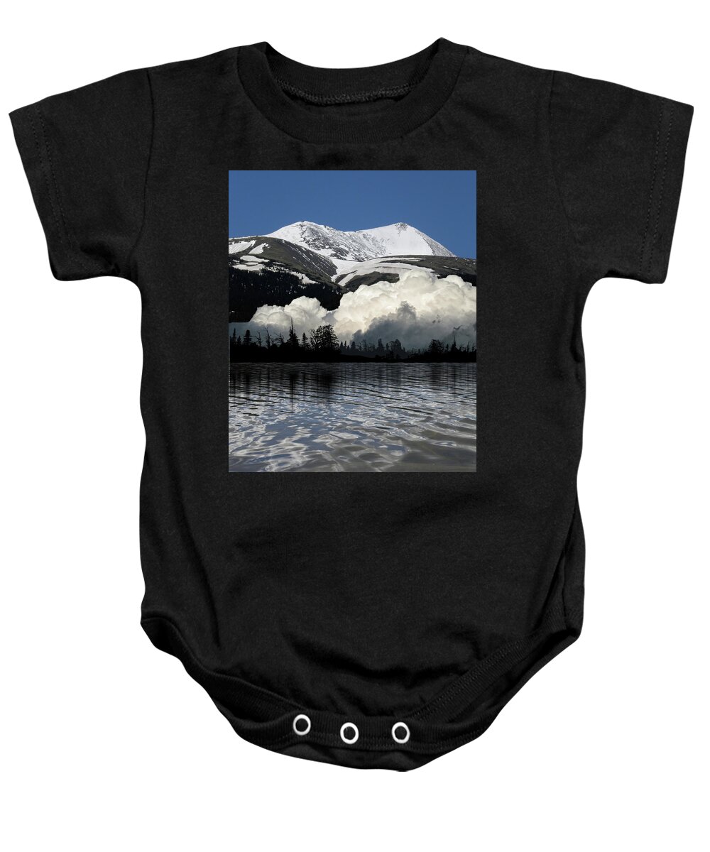 Snow Country Baby Onesie featuring the photograph 4828 by Peter Holme III