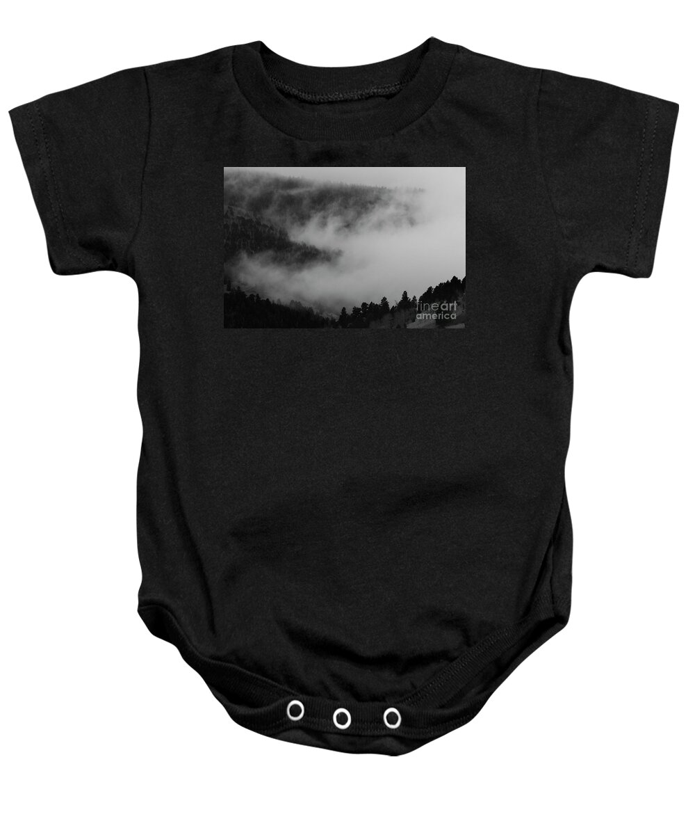 Fog Baby Onesie featuring the photograph Approaching Colorado Snowstorm by Steven Krull