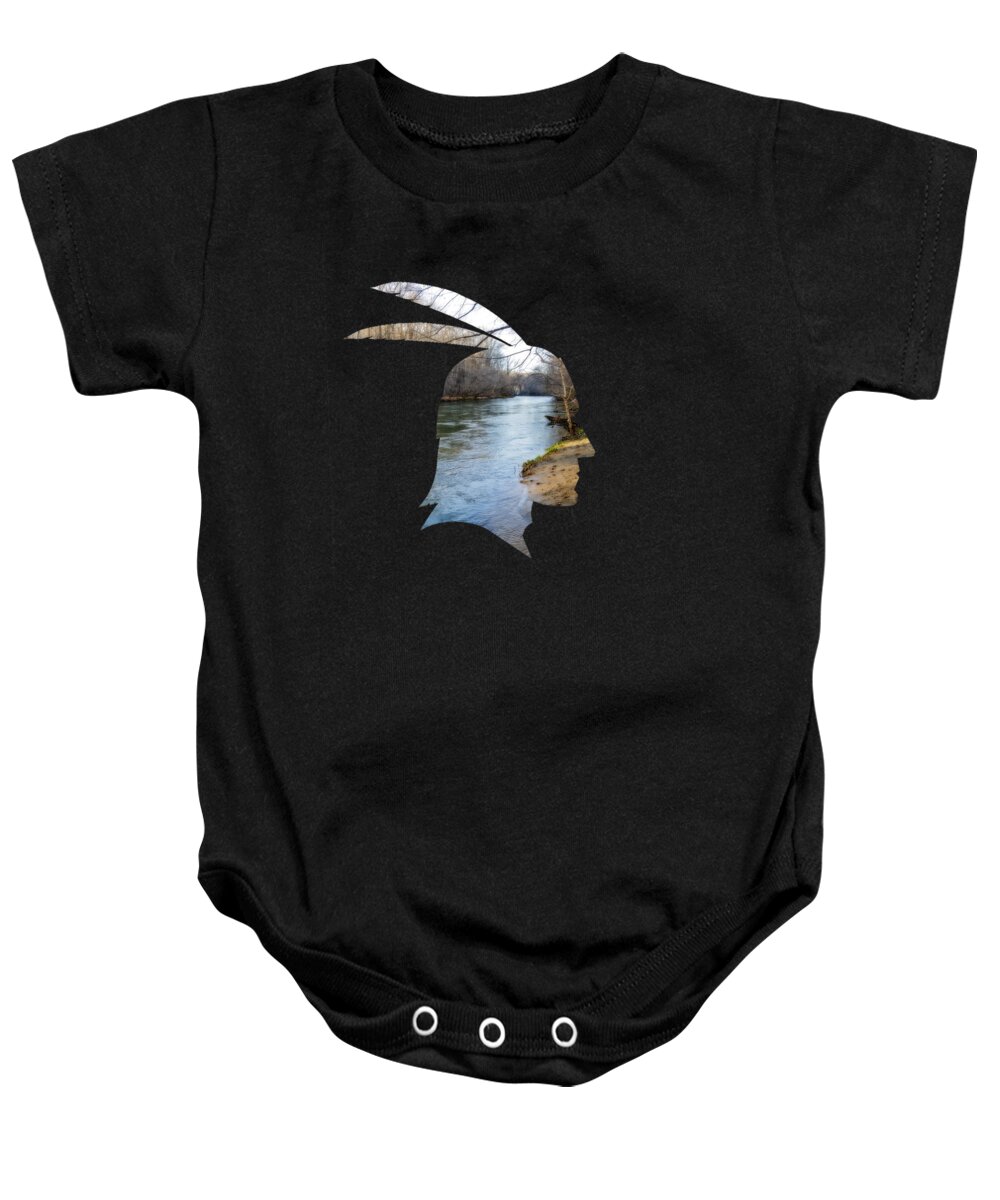 2d Baby Onesie featuring the photograph Great Spirit Of The Water by Brian Wallace
