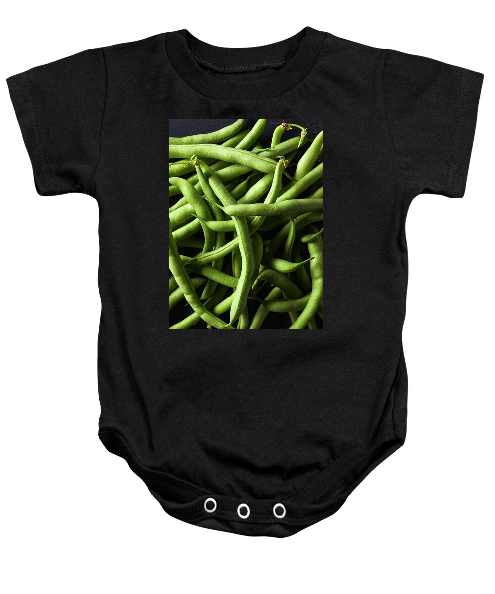Cuisine At Home Baby Onesie featuring the photograph Green beans by Cuisine at Home