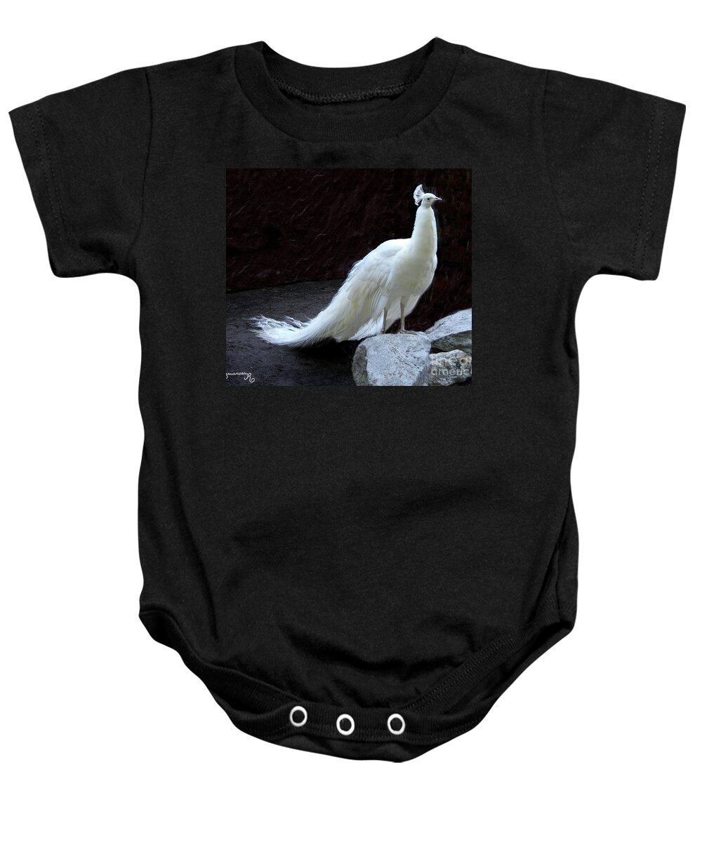 Nature Baby Onesie featuring the photograph Here Comes the Bride by Mariarosa Rockefeller