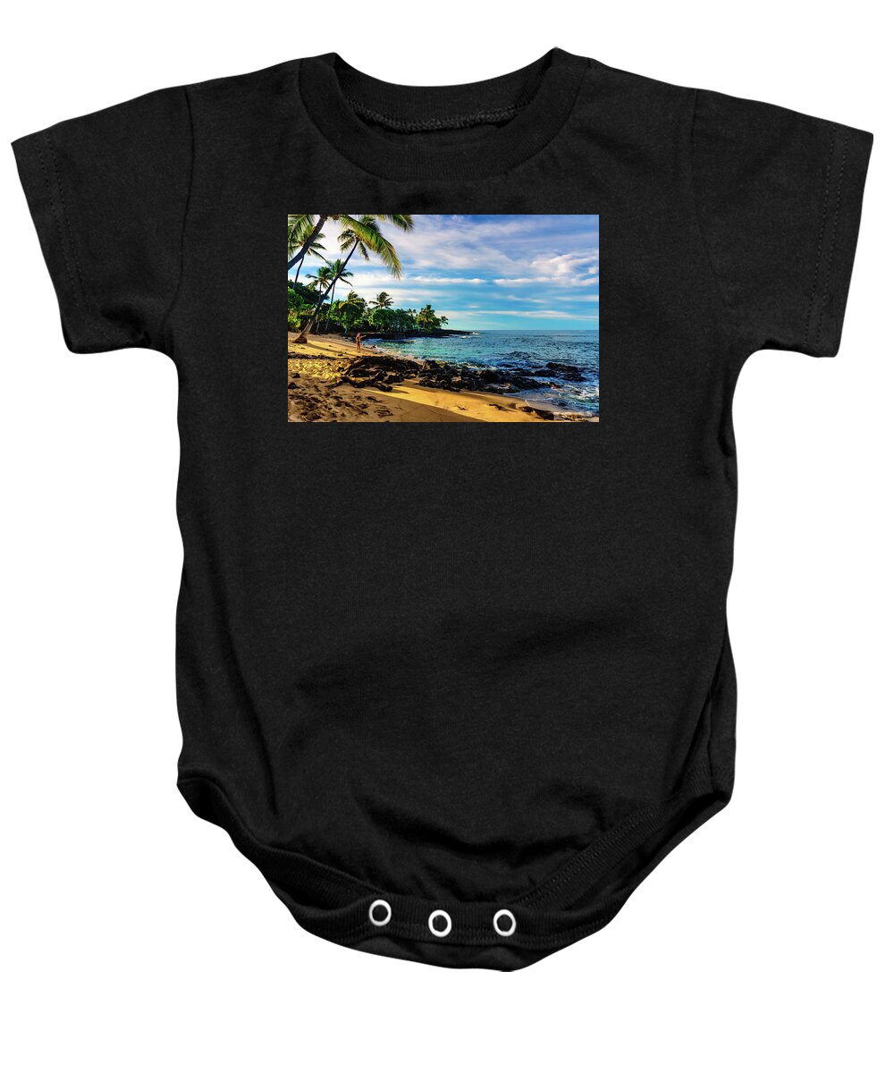 John Bauer Baby Onesie featuring the photograph Honl Beach by John Bauer