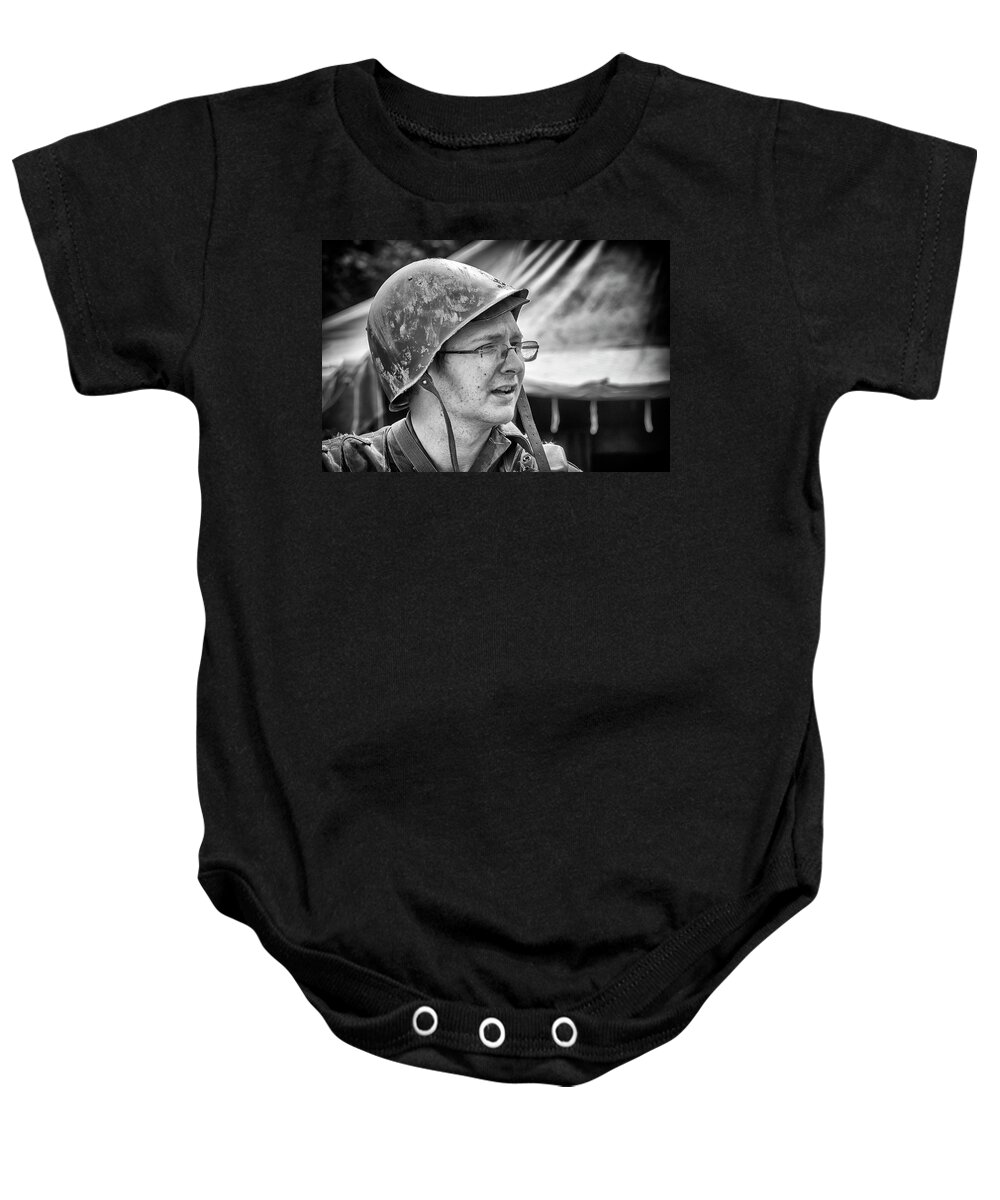 Actor Baby Onesie featuring the photograph Innocence Lost by Travis Rogers