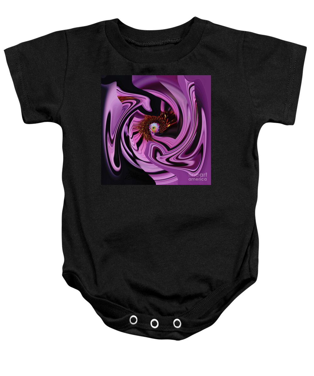 Square Baby Onesie featuring the digital art Make Your Point No 1 by Zsanan Studio
