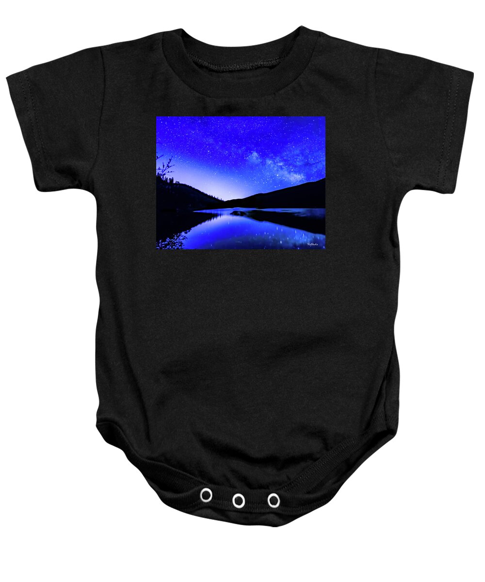 2018 Baby Onesie featuring the photograph Milky Way Over Springtime Echo Lake by Tim Kathka