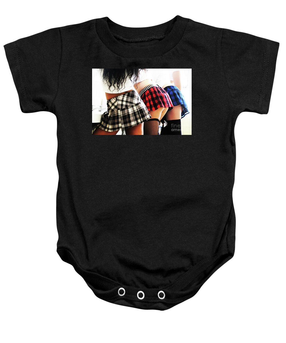 Girl Baby Onesie featuring the photograph Mirror Mirror On The Wall by Robert WK Clark