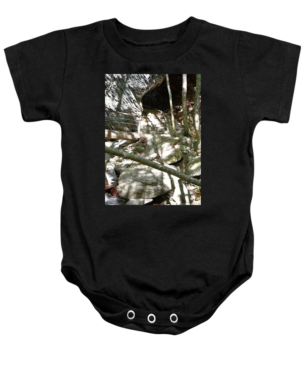 Mount Leconte Baby Onesie featuring the photograph Mount LeConte 1 by Phil Perkins