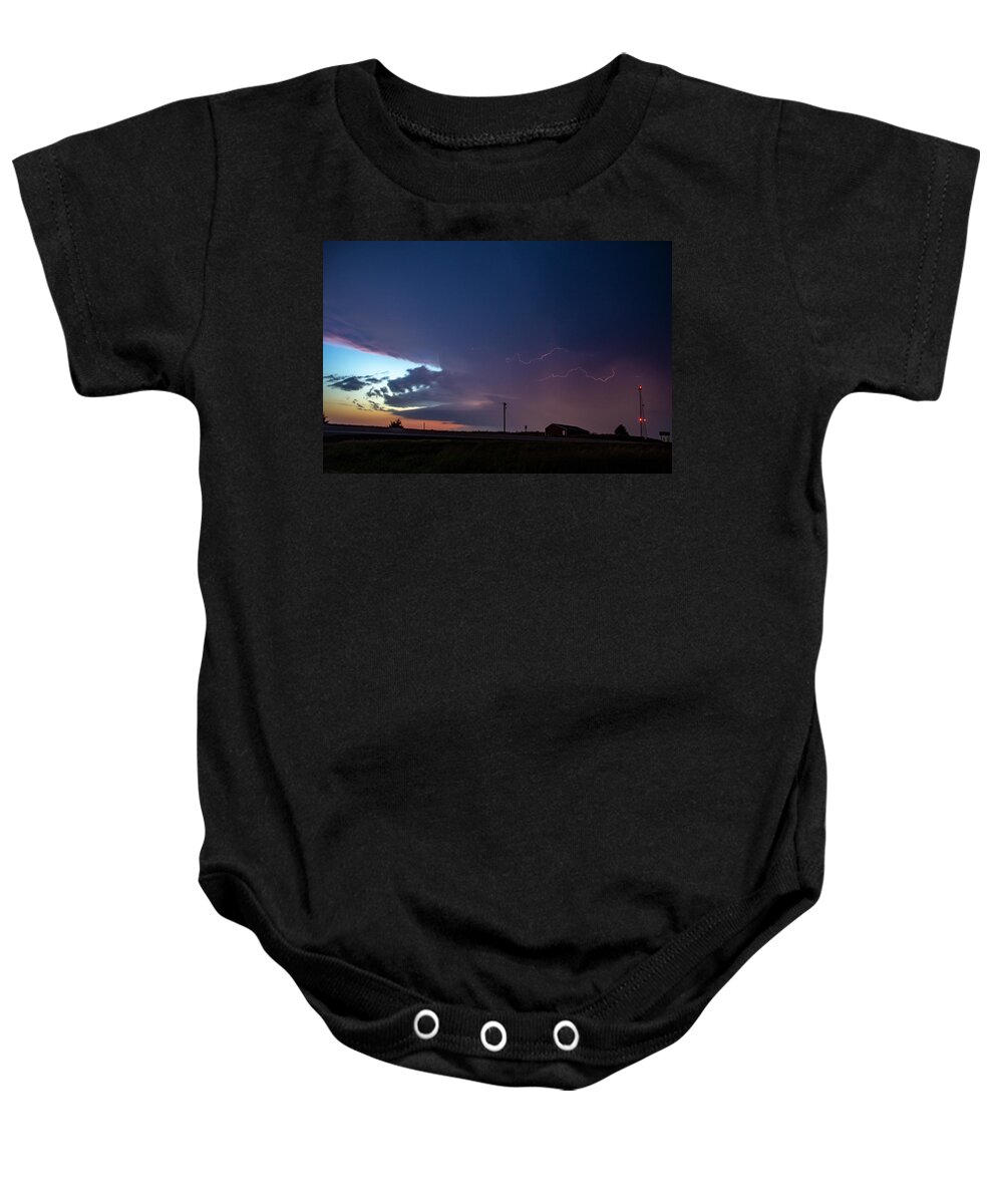Nebraskasc Baby Onesie featuring the photograph One Last Storm Chase of 2019 016 by Dale Kaminski