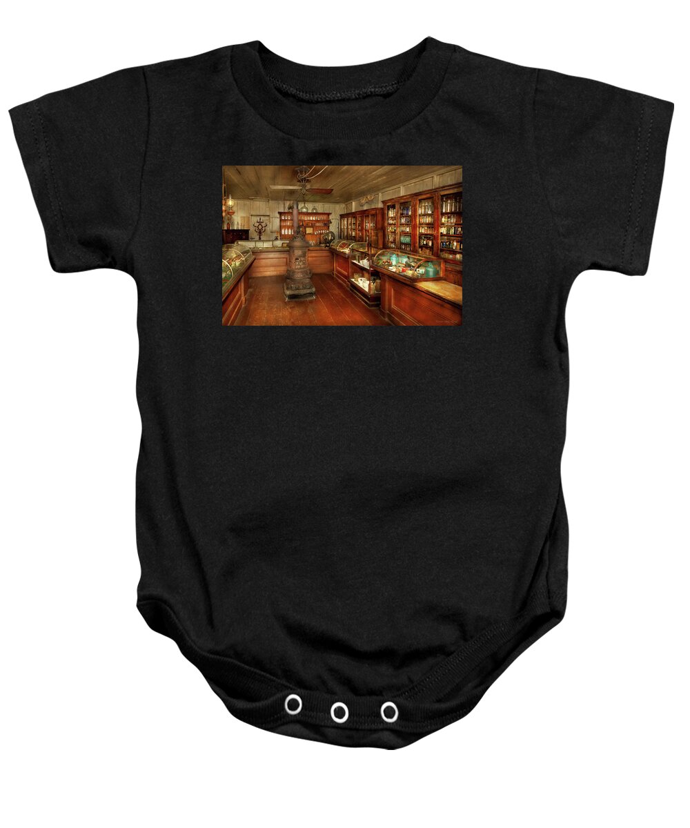 Pharmacist Baby Onesie featuring the photograph Pharmacy - We have everything by Mike Savad
