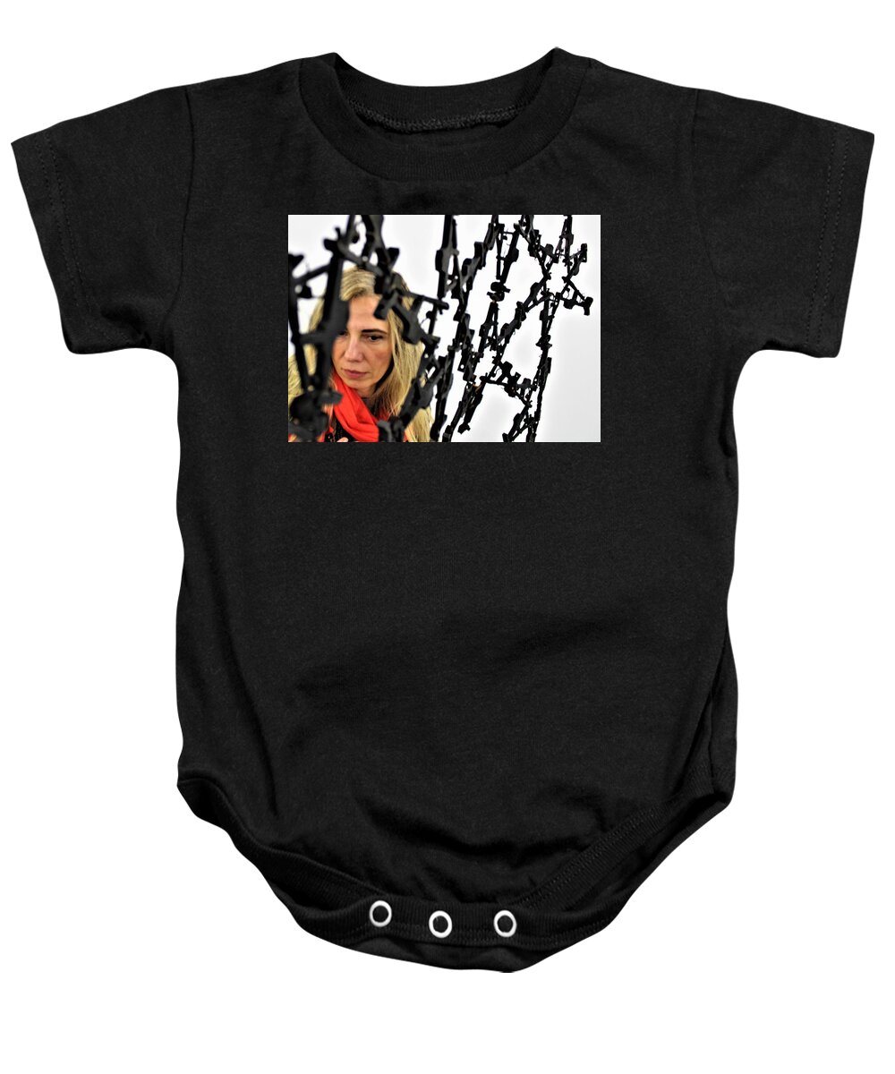Yelena Tylkina Baby Onesie featuring the photograph Quantum thoughts  by Yelena Tylkina