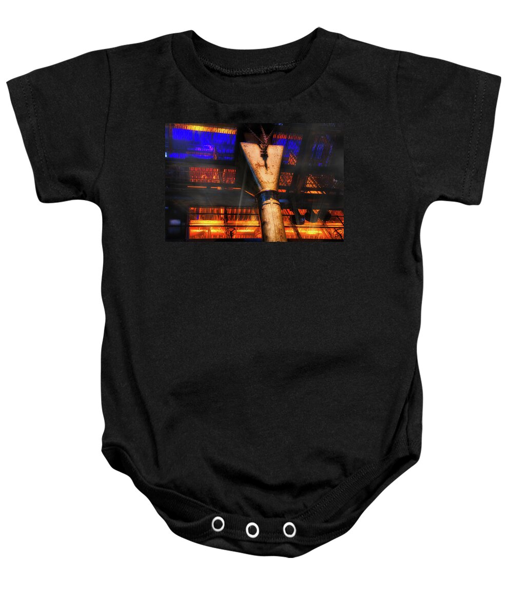 Fornace Baby Onesie featuring the photograph Steel shoulders by Micah Offman
