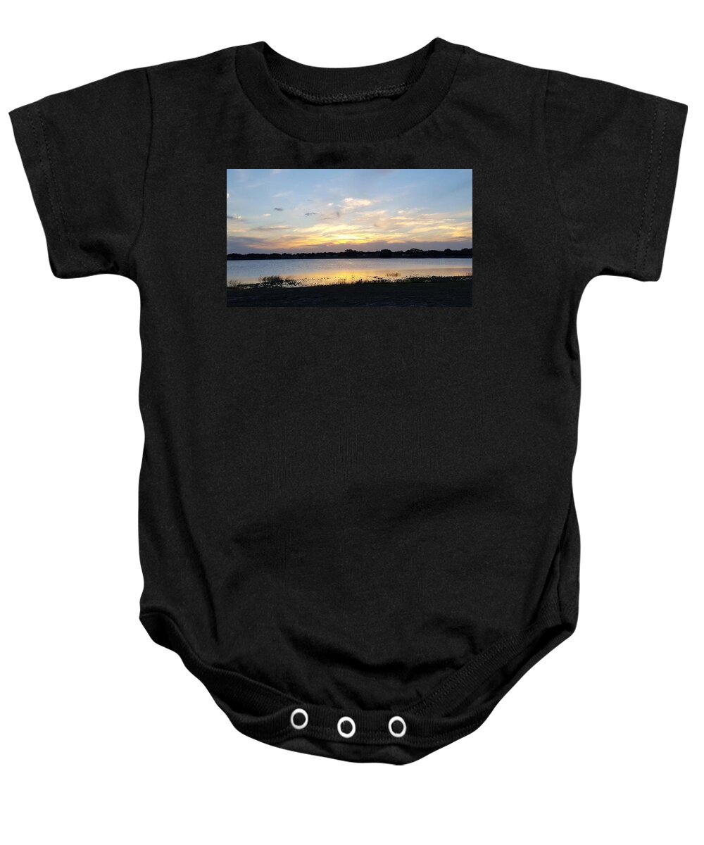 Florida Baby Onesie featuring the photograph Sunset Sunday by Lindsey Floyd