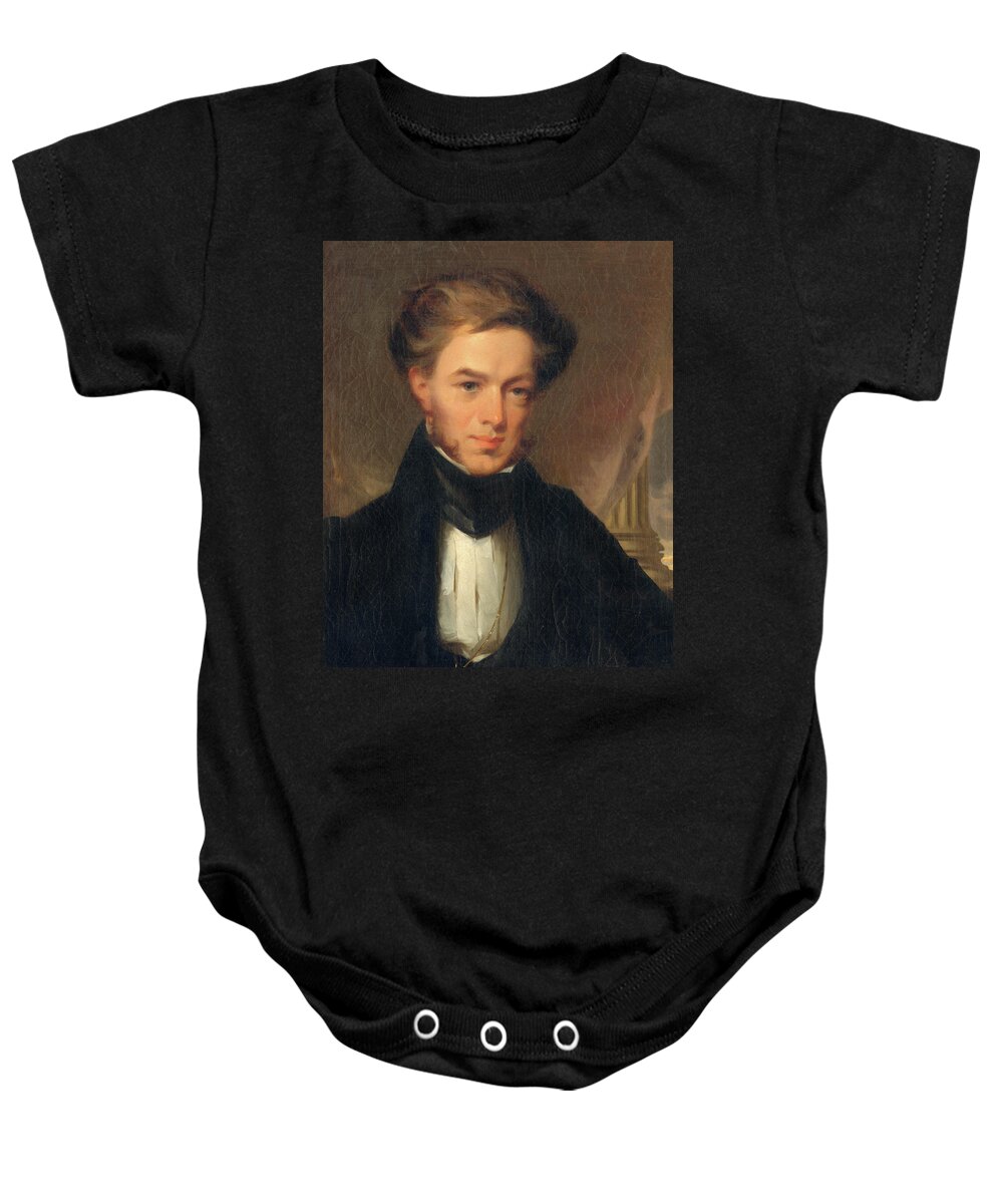 Philadelphia Baby Onesie featuring the painting Portrait of Thomas Ustick Walter, 1835 by John Neagle