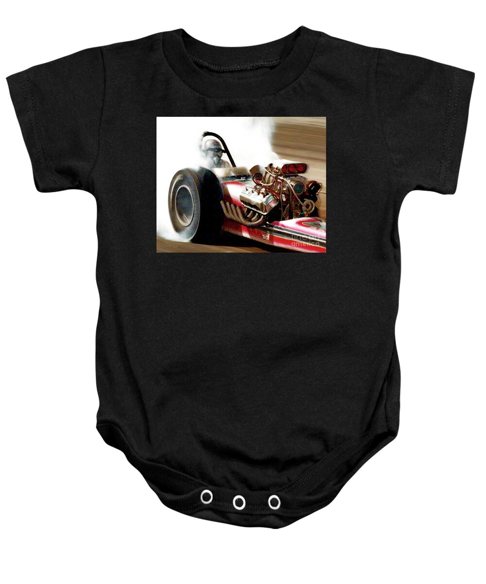 Top Fuel Baby Onesie featuring the photograph Top Fuel Nostalgia by Billy Knight