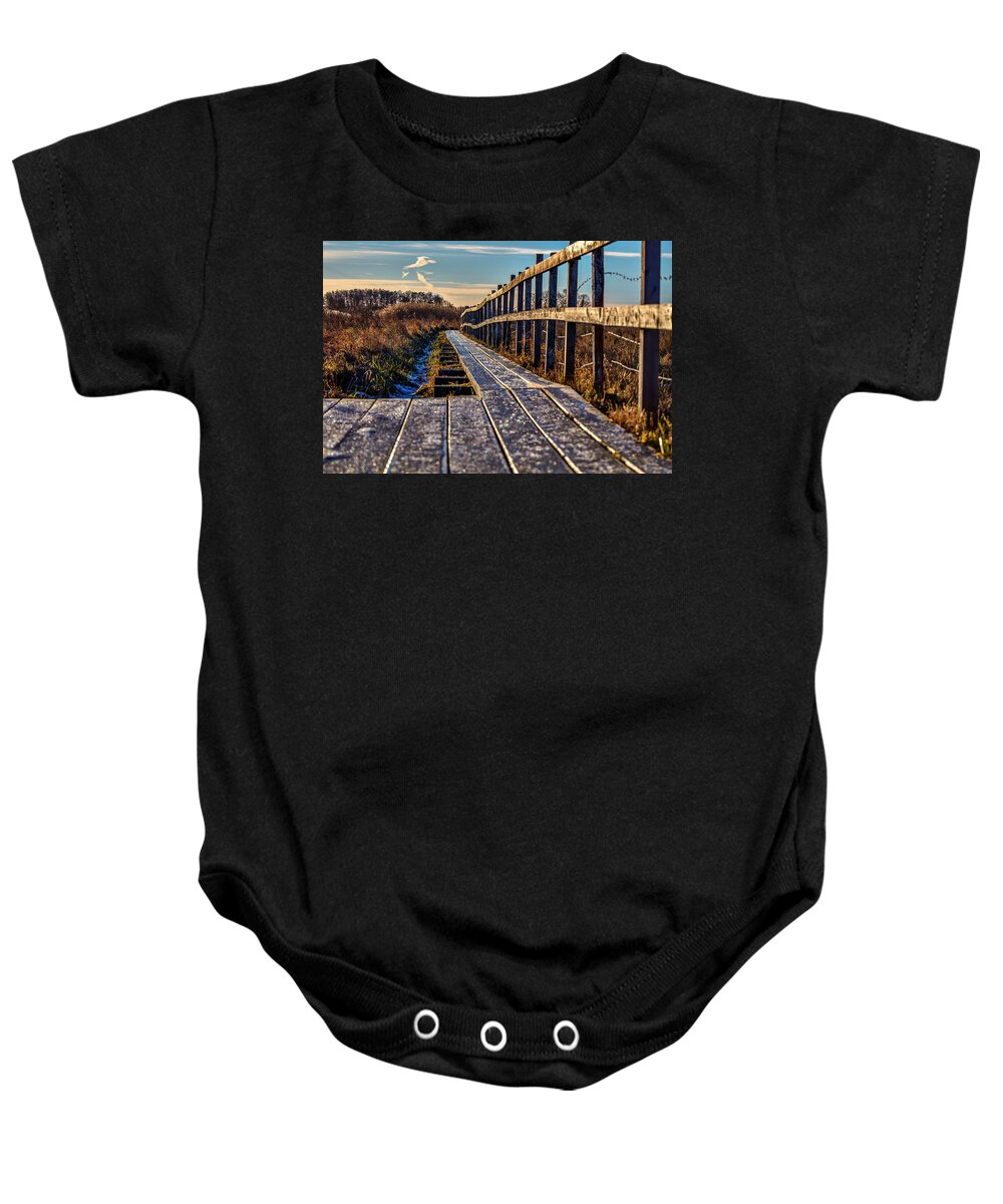 Winter Baby Onesie featuring the photograph Winter Adventures 3 #i3 by Leif Sohlman