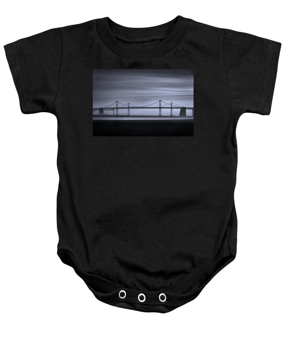 Maryland Baby Onesie featuring the photograph Winter Haze by Robert Fawcett