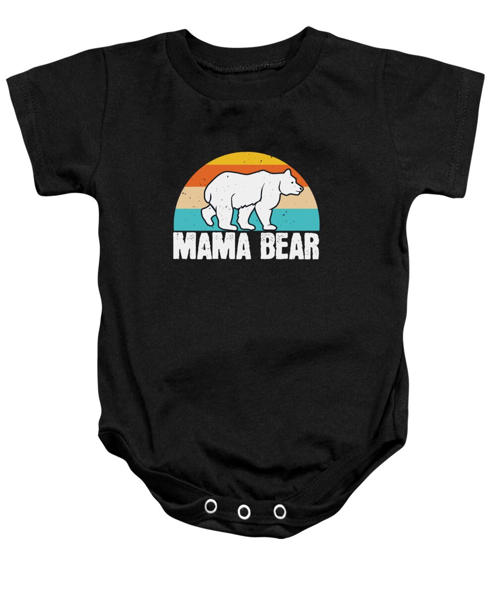 Bear Baby Onesie featuring the digital art Mama Bear by Jacob Zelazny