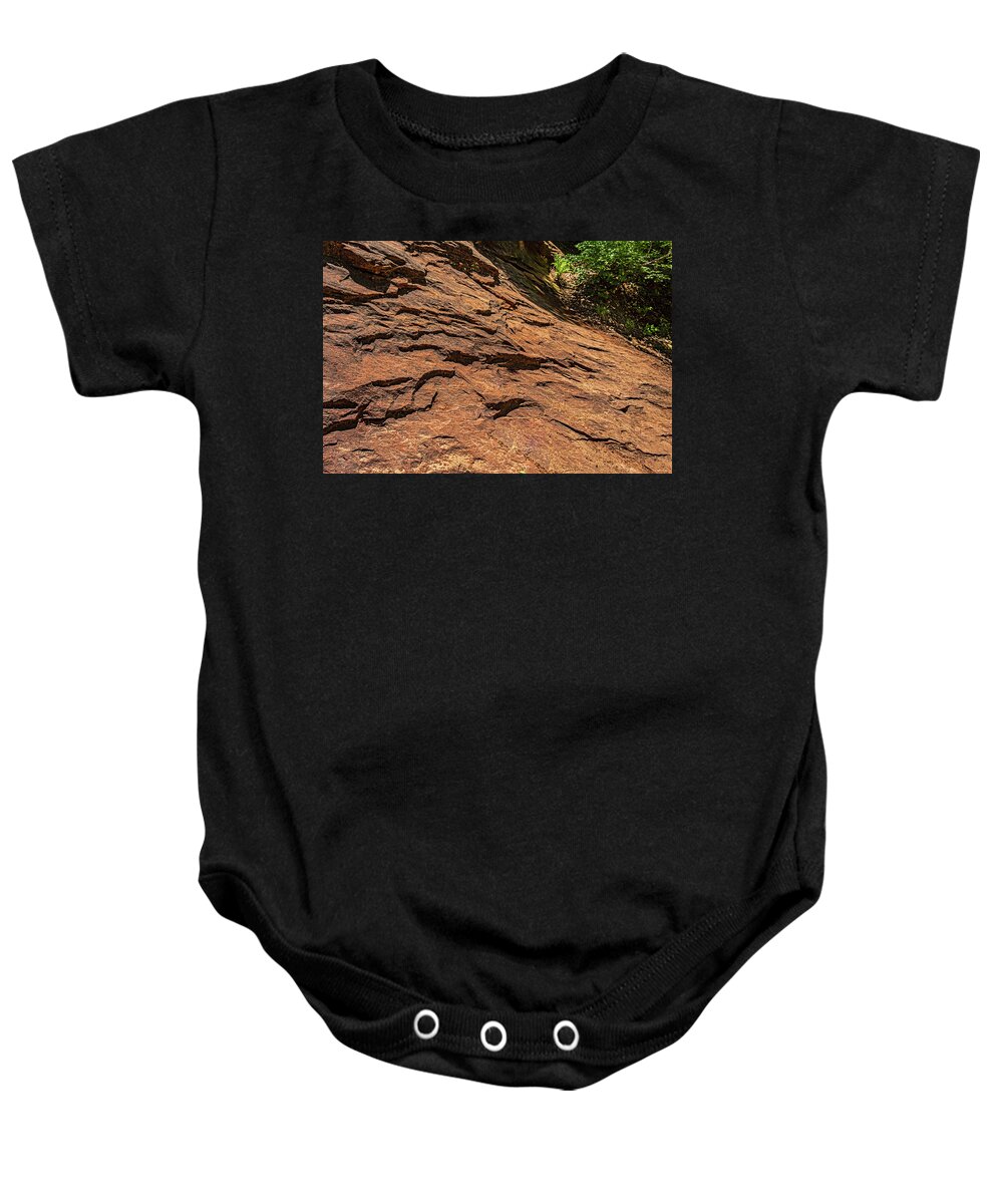 Red Baby Onesie featuring the photograph Red Rock of Sedona #1 by Lonnie Paulson
