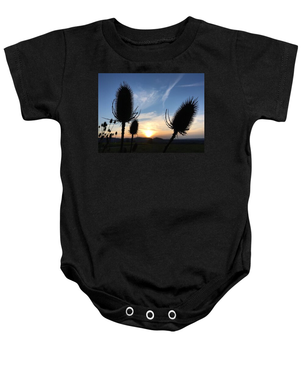 Sunset Baby Onesie featuring the photograph Sunset #2 by Tanja Leuenberger
