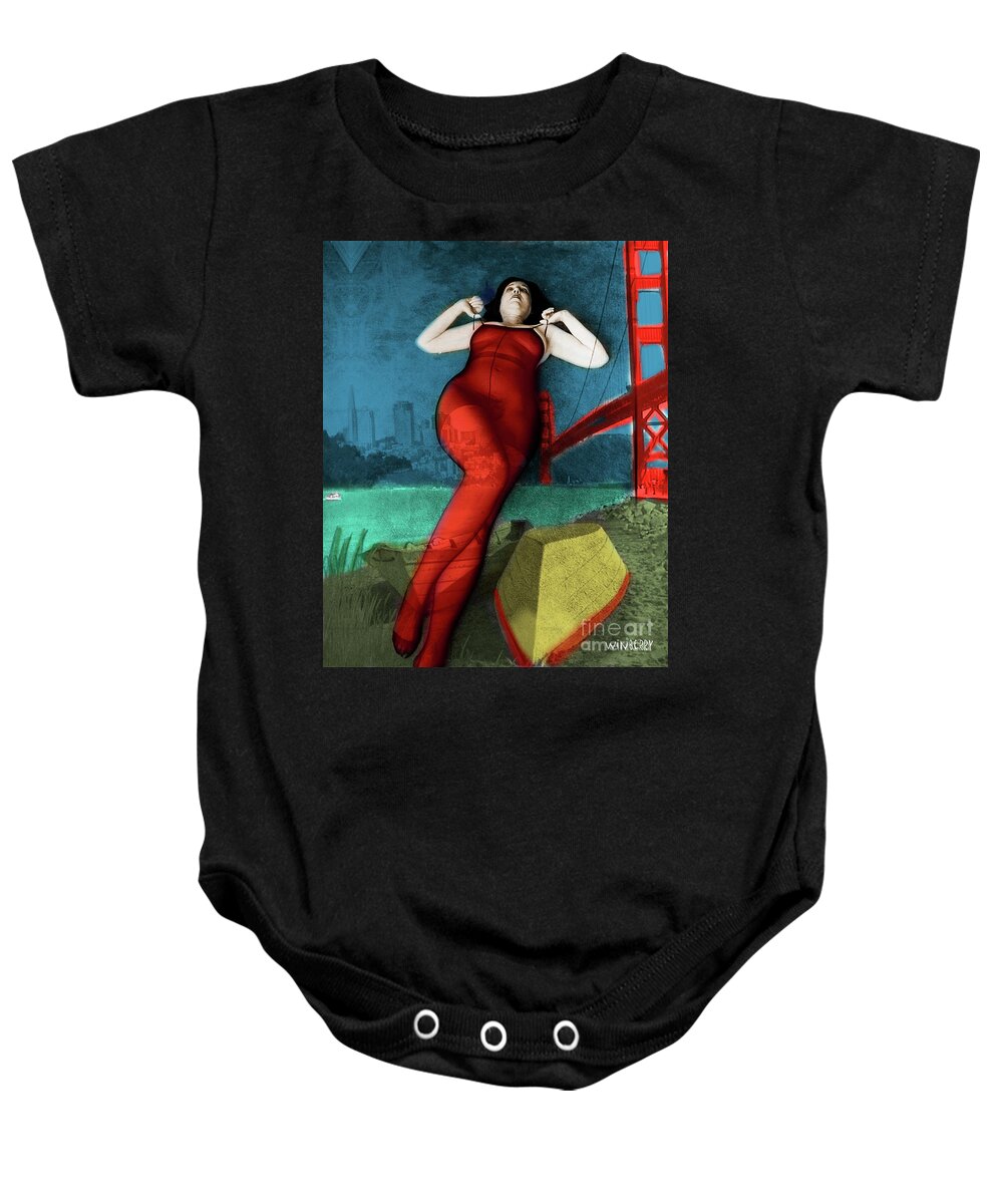 Tinted Bw Baby Onesie featuring the digital art Tinted BW #11 by Bob Winberry