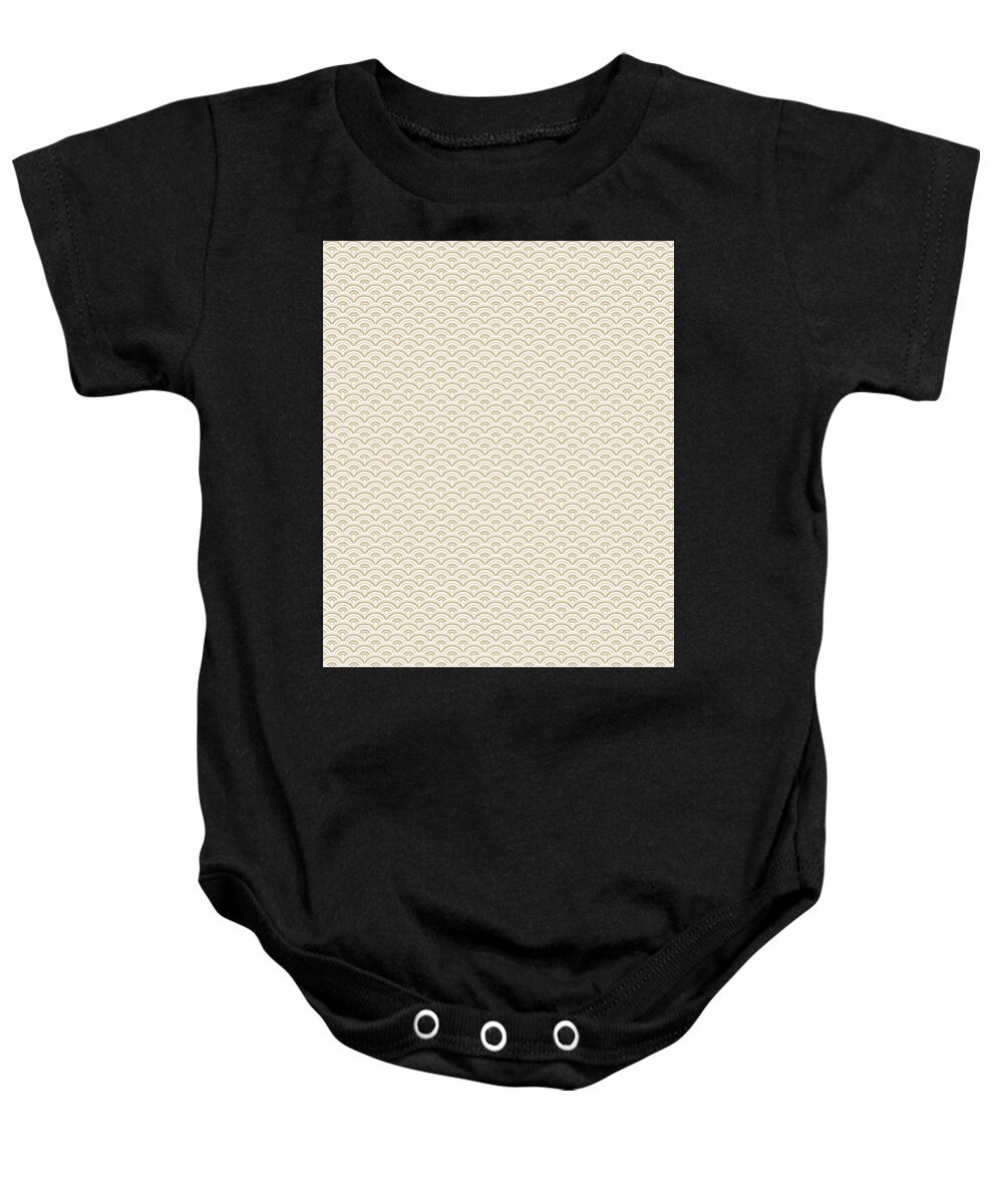 Connection Baby Onesie featuring the digital art Geometric Pattern Shapes Symbols Geometry #12 by Mister Tee