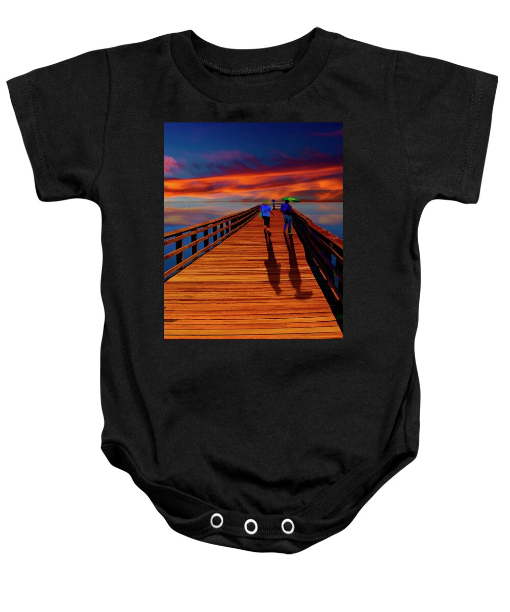 Photography Baby Onesie featuring the photograph Old Friends #2 by Paul Wear