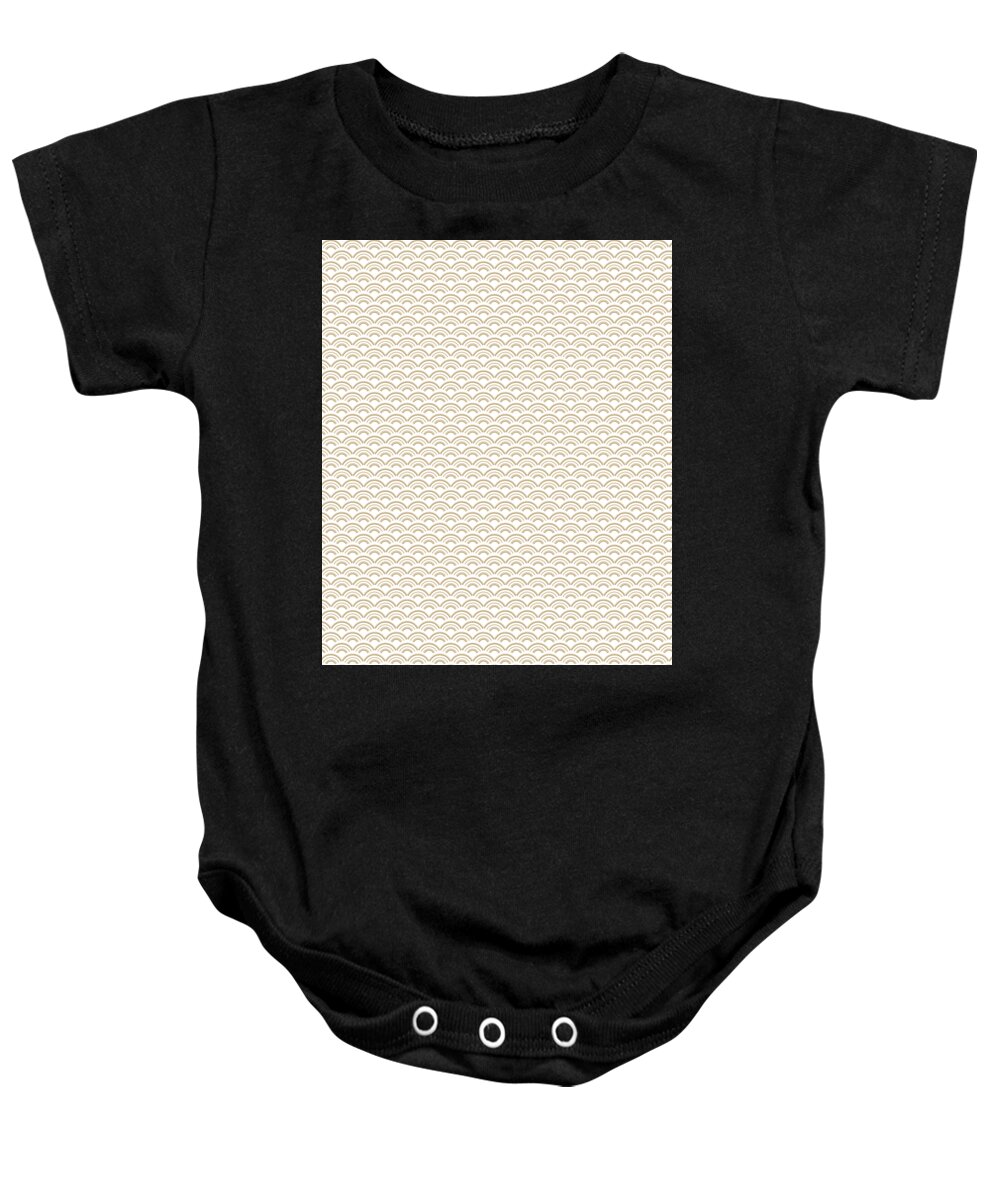 Connection Baby Onesie featuring the digital art Geometric Pattern Shapes Symbols Geometry #25 by Mister Tee