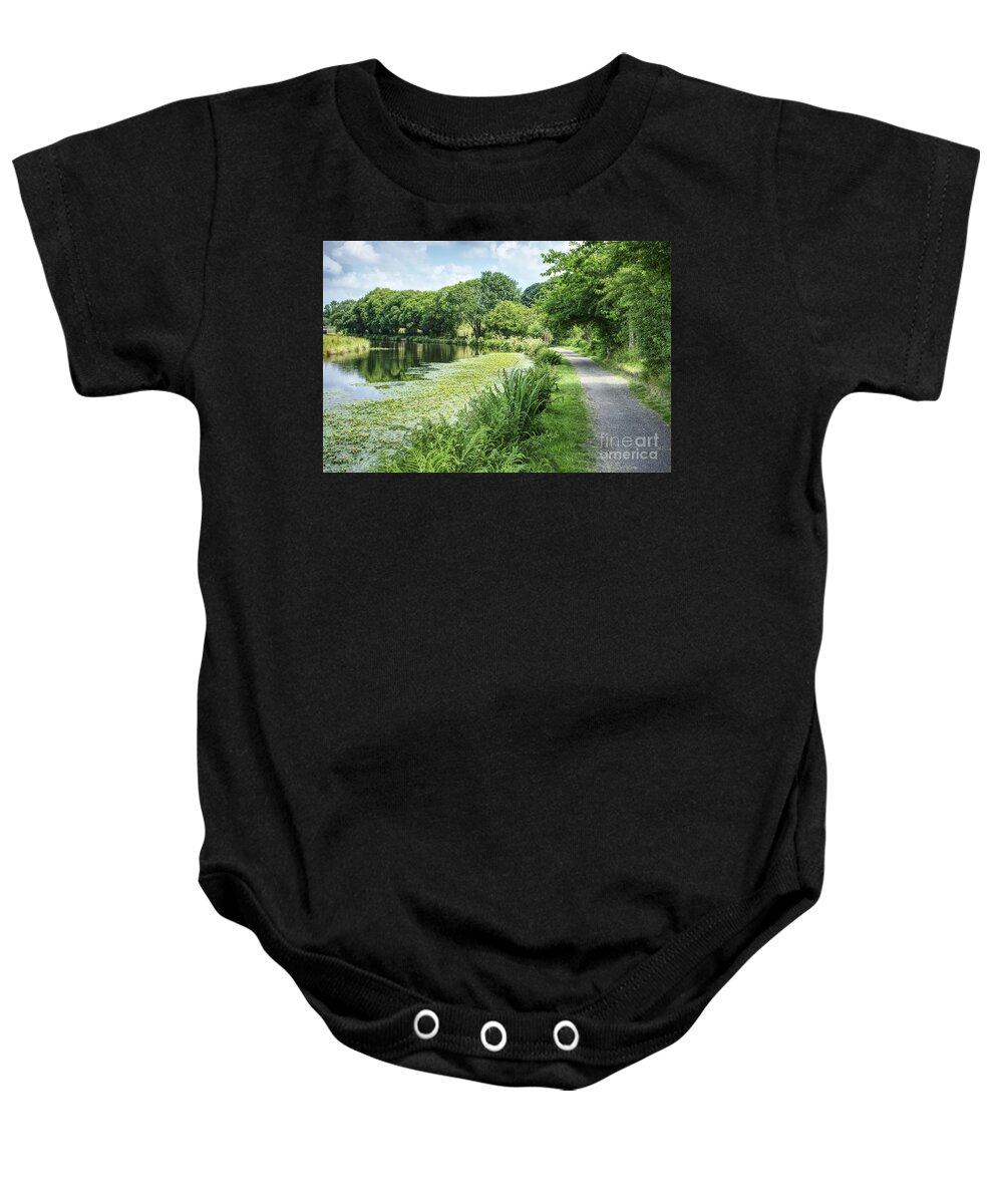 River Baby Onesie featuring the photograph A pathway to happiness? by Pics By Tony
