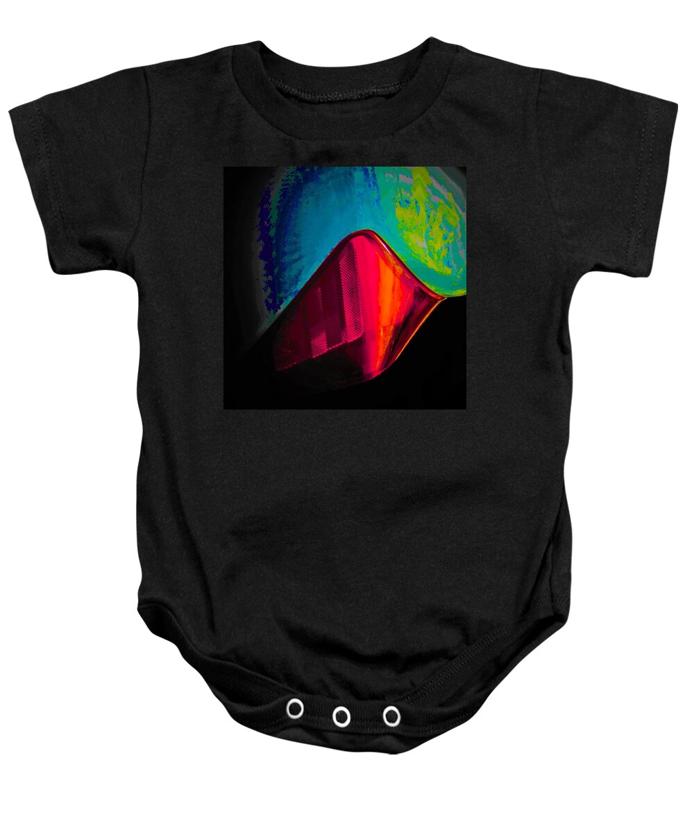 Abstract Colors Baby Onesie featuring the photograph Abstract Colors by Bill Tomsa