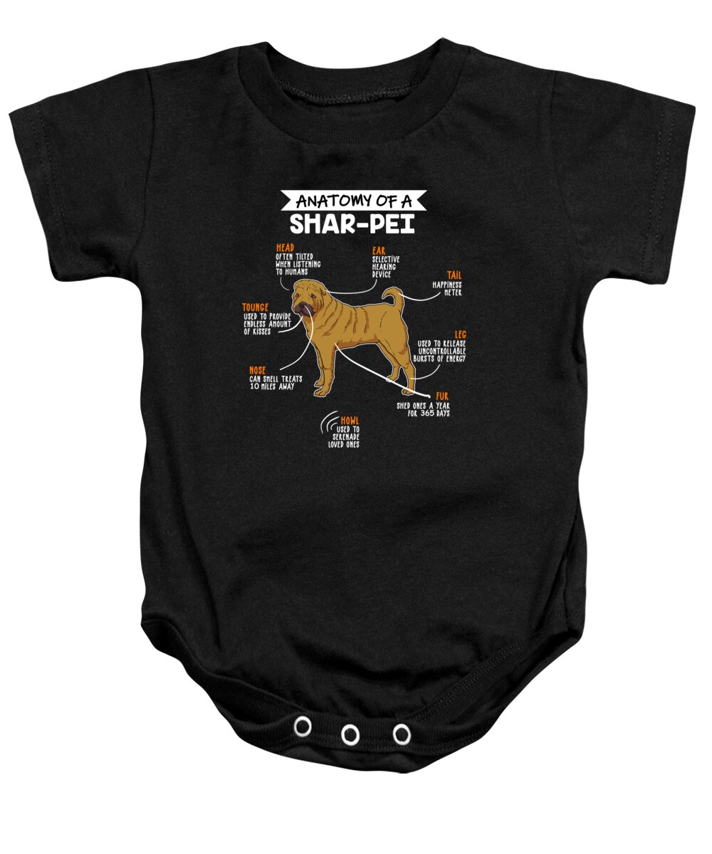 Chinese Shar-Pei  infant body suit