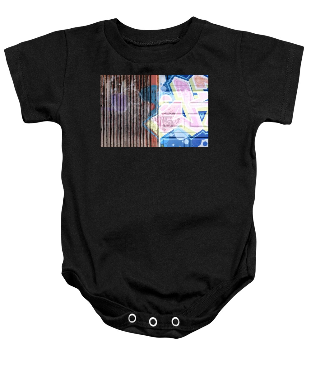 Urban Baby Onesie featuring the photograph Another One About Division by Kreddible Trout