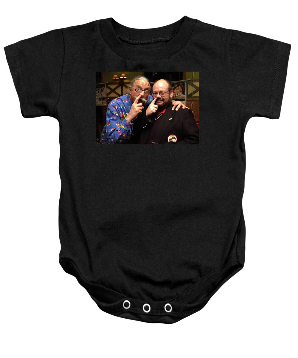 Patch Adams Baby Onesie featuring the photograph Art Auction for Maria's Children by Robert Dann