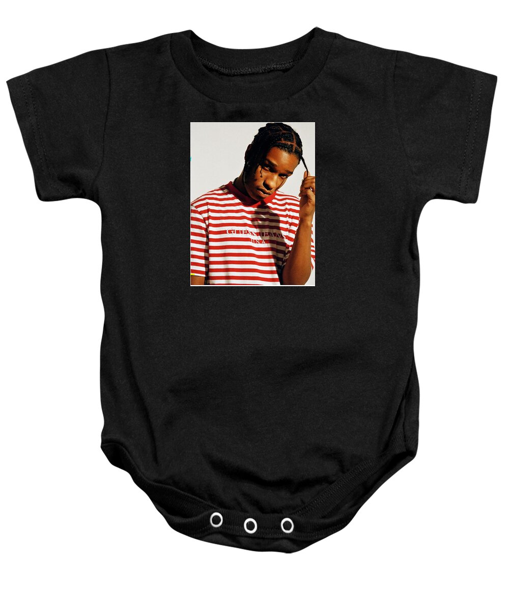 strubehoved Søndag Antagonisme Asap Rocky Red Guess Shirt Onesie for Sale by Dorothy Dixon