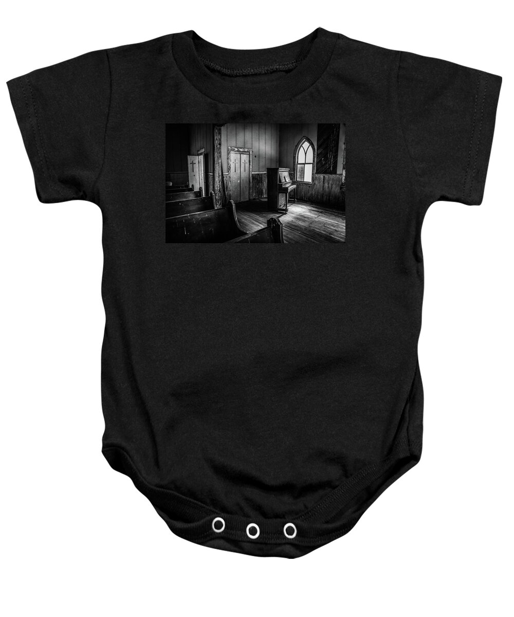 Ruins Baby Onesie featuring the photograph Be Still by KC Hulsman
