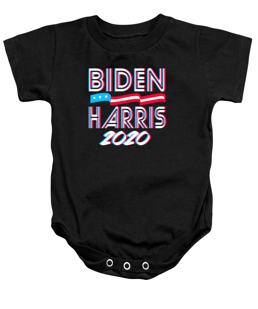 Cool Baby Onesie featuring the digital art Biden Harris For President 2020 by Flippin Sweet Gear