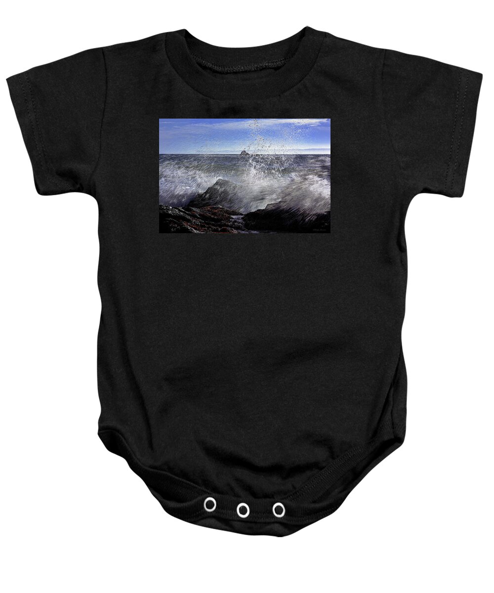 Bold Coast At Quoddy Head State Park Baby Onesie featuring the photograph Bold Coast At Quoddy Head by Marty Saccone