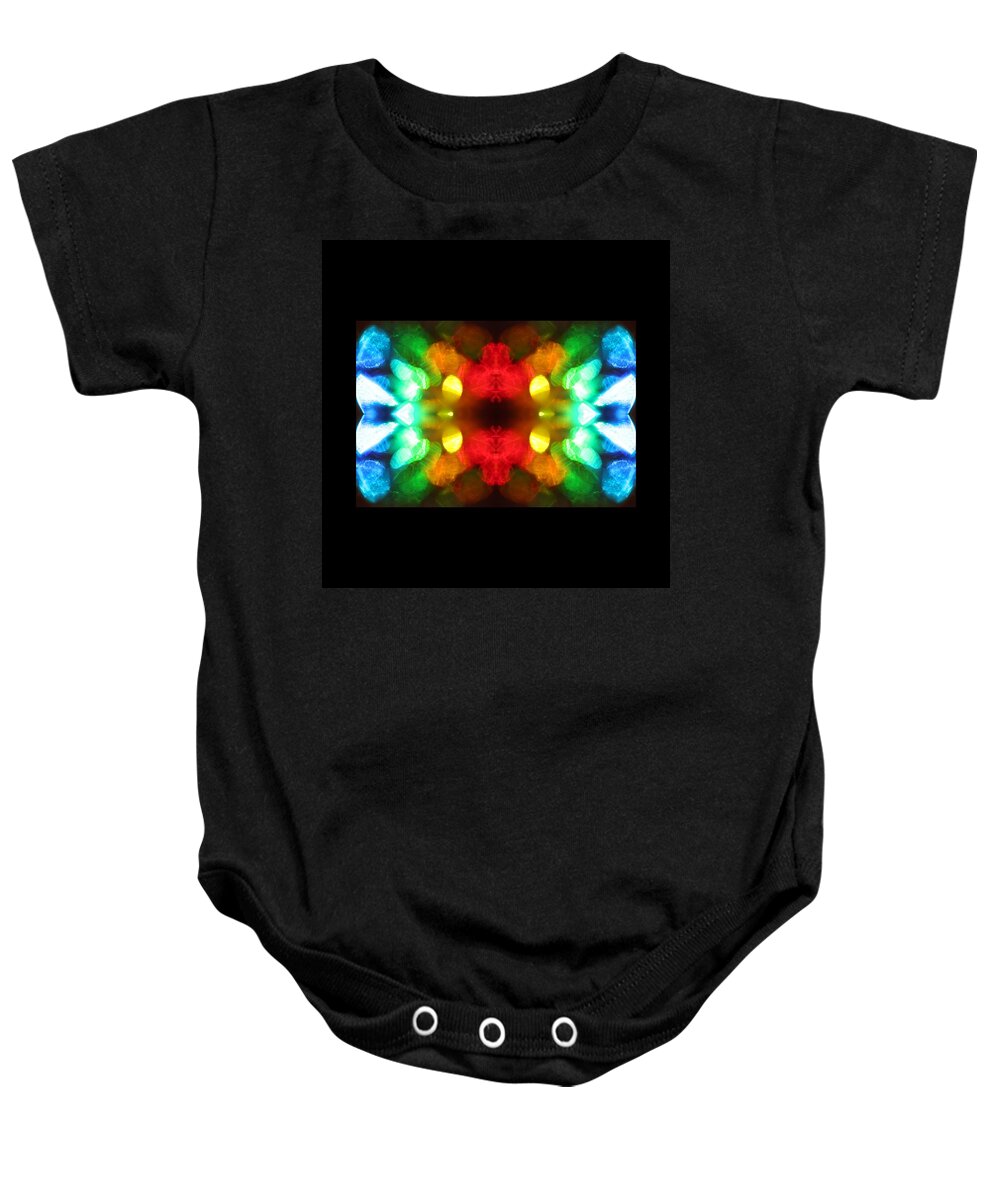 Rainbow Baby Onesie featuring the photograph Boxed Rainbow by Hartmut Knisel